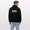 Kontrast-Hoodie - Schwarz/Rot