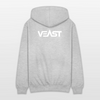 Unisex Kapuzenjacke - Hellgrau meliert