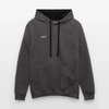 Kontrast-Hoodie - Anthrazit/Schwarz
