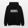 Kontrast-Hoodie - Schwarz/Rot