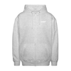 Unisex Kapuzenjacke - Hellgrau meliert